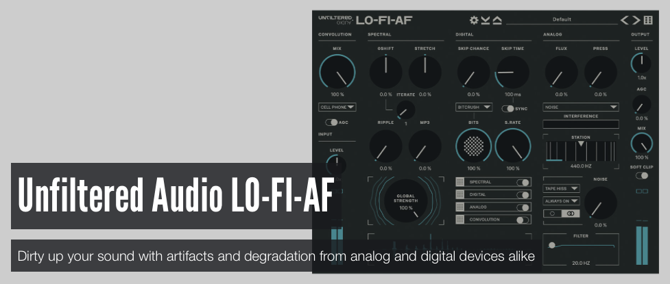 Unfiltered Audio LO-FI-AF